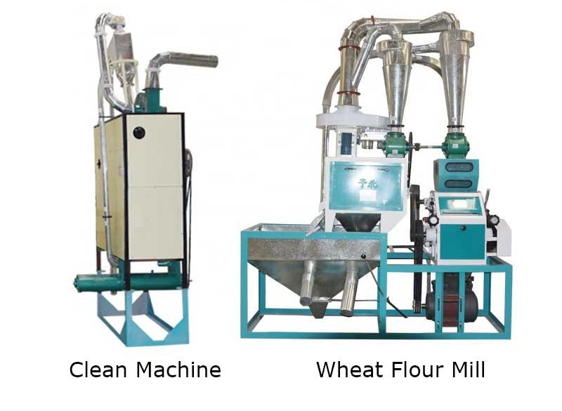 200-500kg/H Mini Grain Maize Wheat Corn Meal Chilli Spices Semolina Dal Millet Coffee Lentil Mung Soybean Bean Rice Flour Grinding Milling Mill Making Machine