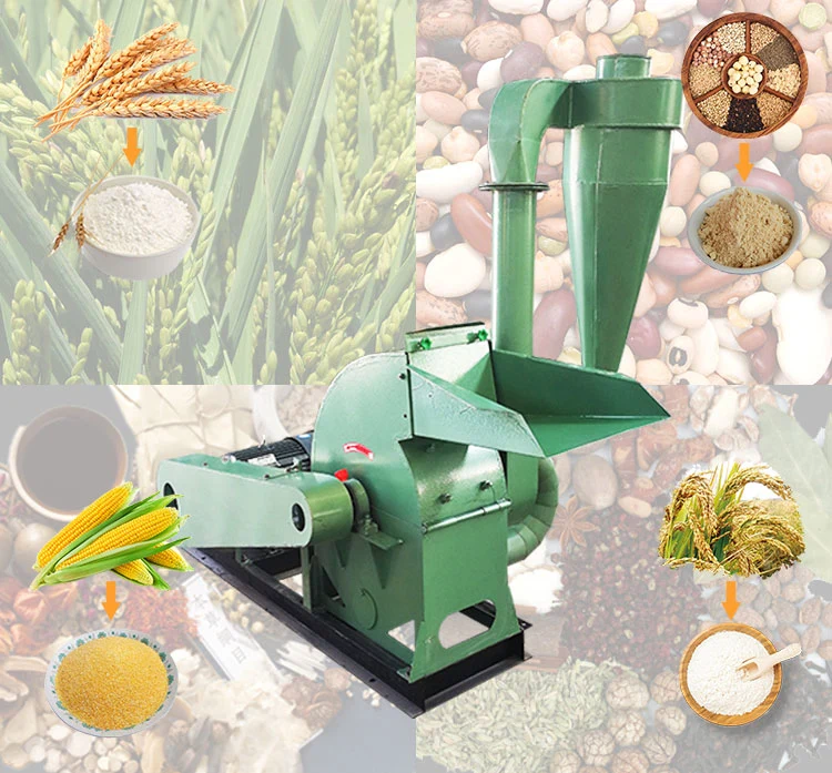 Solar System Used Hammer Mill Corn Crusher Machine