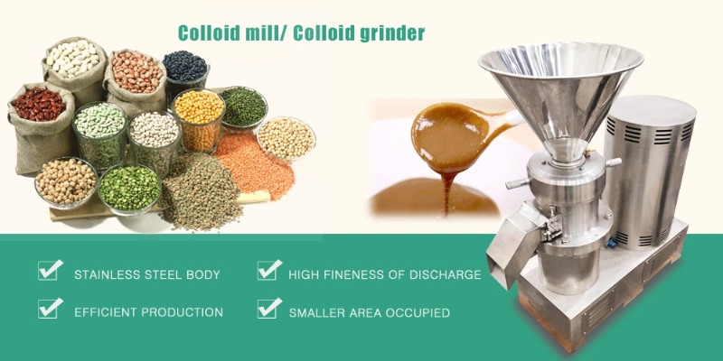 CE Approved Paste Sauce Making Machine Sesame Tahini Grinding Machine Almond Grinding Machine