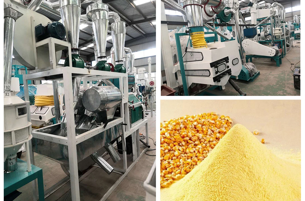 ISO Grain Flour Mill Maize Rice Flour Mill Machine 5-200tons Corn Wheat Flour Roller Milling Machine