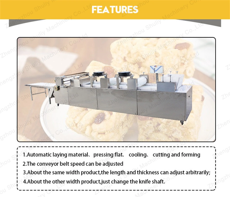 Peanut Tahini Candy Cutting Granola Cereal Bar Making Machine