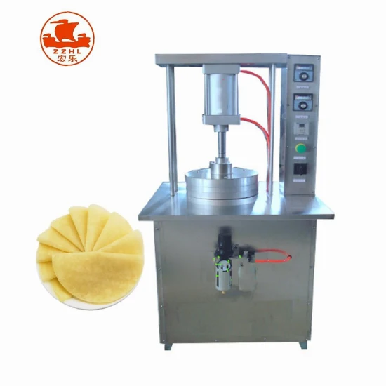 Automatic Customized Zhengzhou Hongle Roti Maker Making Papad Rolling Machine