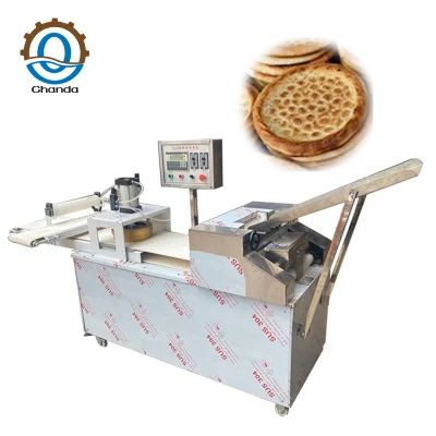 Pizza Crust Making Machine Arabic Pita Tortilla Bread Automatic Pizza Dough Base Forming Machine