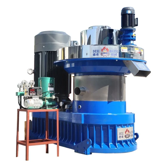 132kw Rice Peanut Husk Biomass Wood Sawdust Bagasse Straw Chips Shaving Efb Press Pelletizer Fuel Biofuel Industry Pellet Making Mill Maker Pelleting Machine