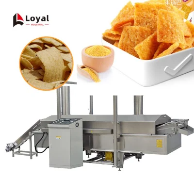 High Quality Fried Pellet Chips Snack Food Processing Line /Wheat Flour Snack Making Machine