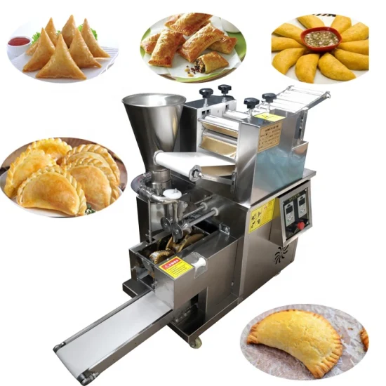 Stainless Steel Automatic Spring Roll Dumpling Gyoza Wrapper Momo Wonton/Samosa/Empanada Roti Tortilla Dough Skin Making Machine