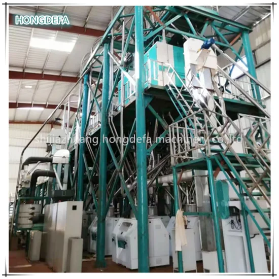 2023 New Automatic 5t-500tons Maize Milling Machine