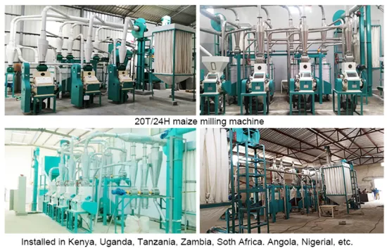 Fully Automatic Maize Flour Milling Machine From Green Torch